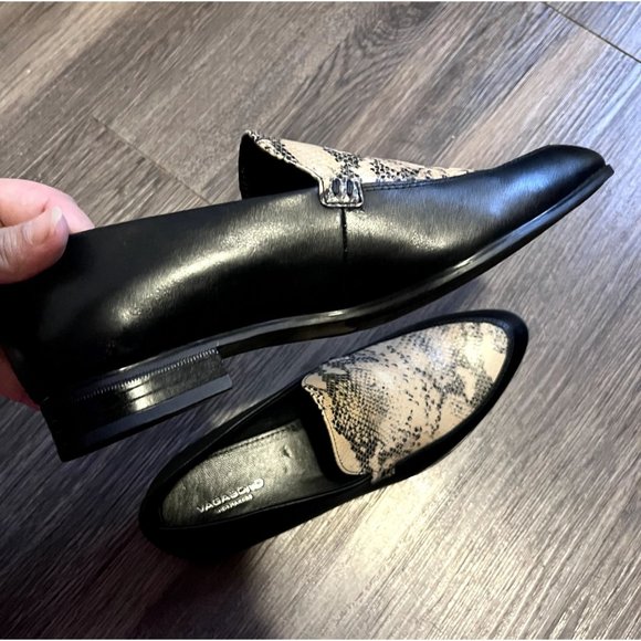 Women’s Vegabond Frances Snake Slip On Loafers size 8 Dark Academia - Picture 6 of 8